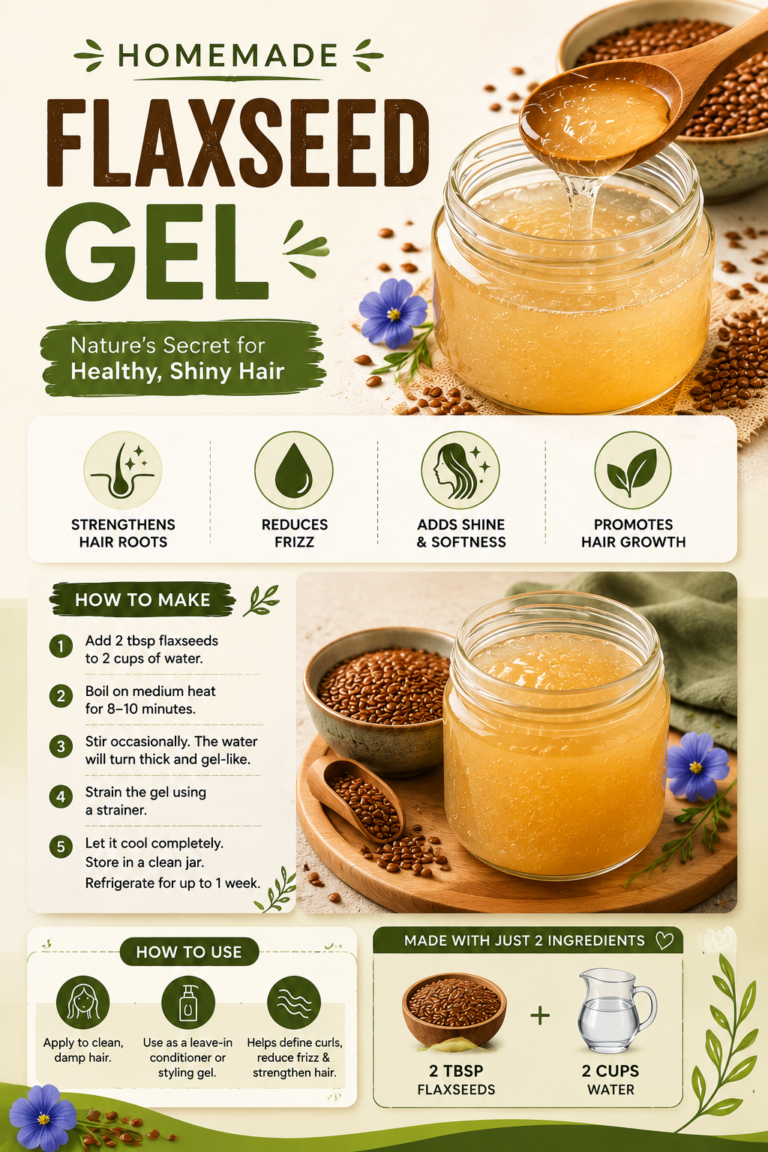 DIY Flaxseed Gel Recipe for Healthy Hair, Shine  Frizz Control