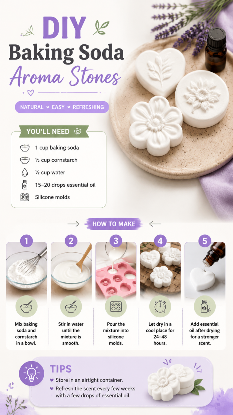 DIY Baking Soda Aroma Stones Recipe for a Fresh Home Fragrance DIY