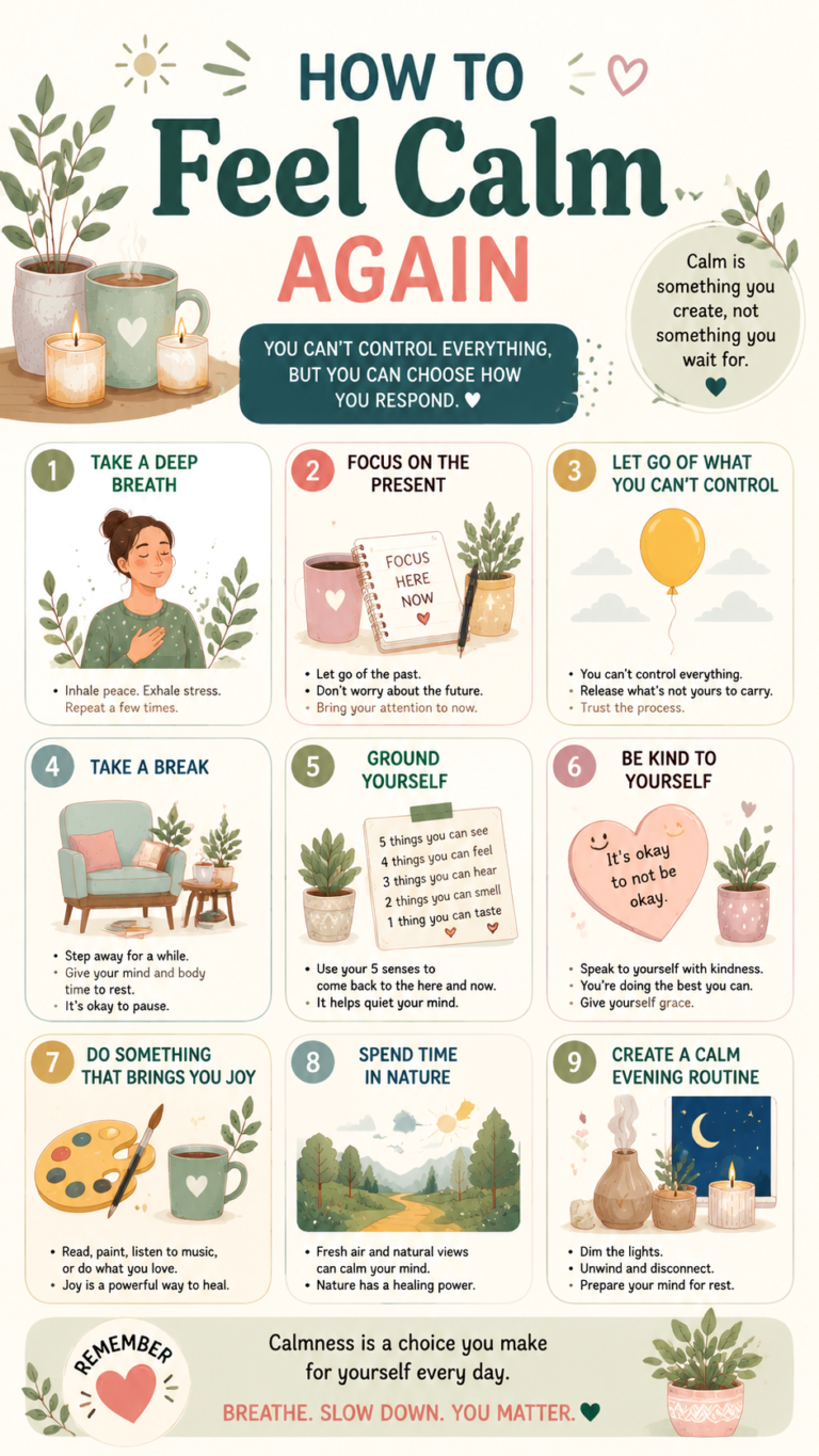 How to Feel Calm Again 9 Simple Ways to Reduce Stress  Find Peace