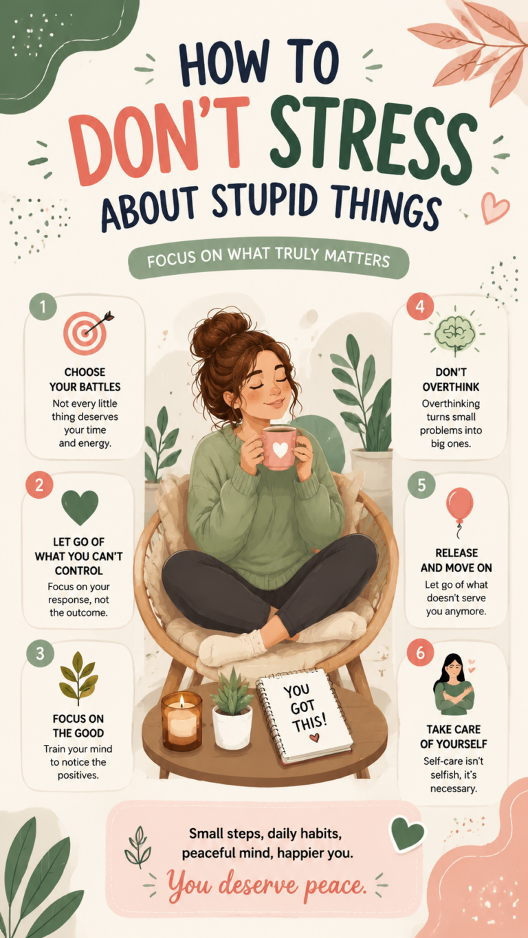 10 Simple Daily Habits to Stay Stress Free and Create a Calm Peaceful Mind