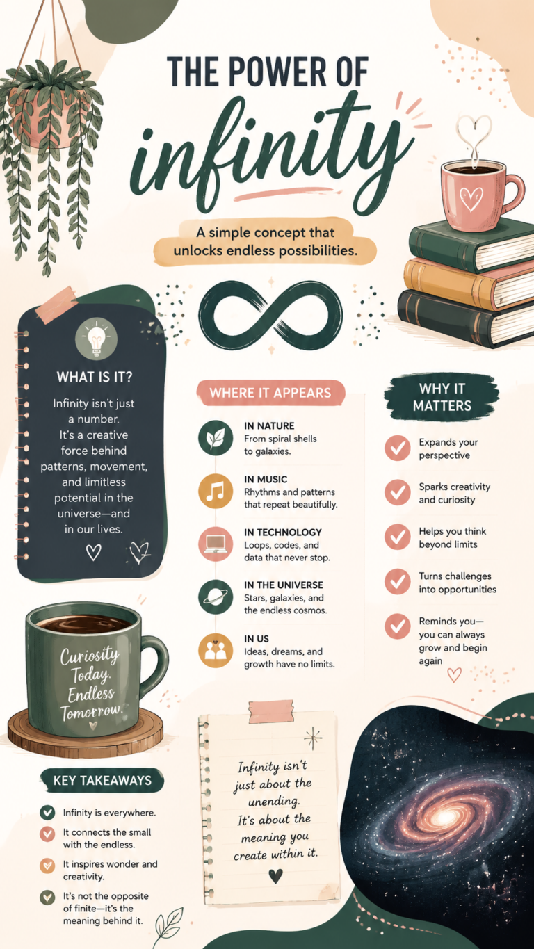 The Power of Infinity Book Exploring Math, Patterns  Universe Secrets