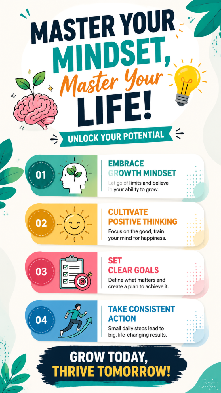 Master Your Mindset Growth Mindset Habits to Transform Your Life  Success