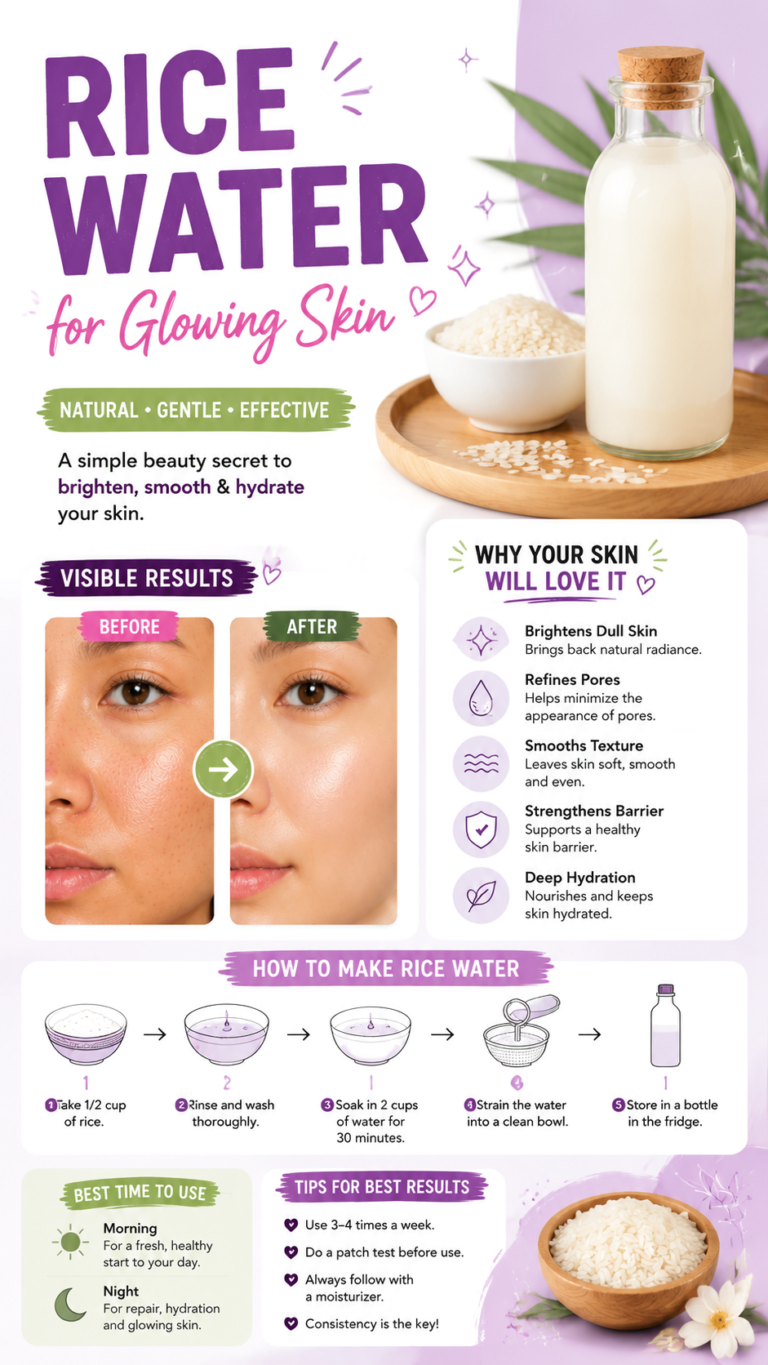 Rice Water for Glowing Skin  Natural Beauty Tip for Radiant Skin