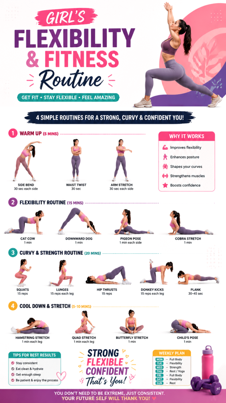 Womens Flexibility  Strength Workout Routine for a Fit, Confident Body