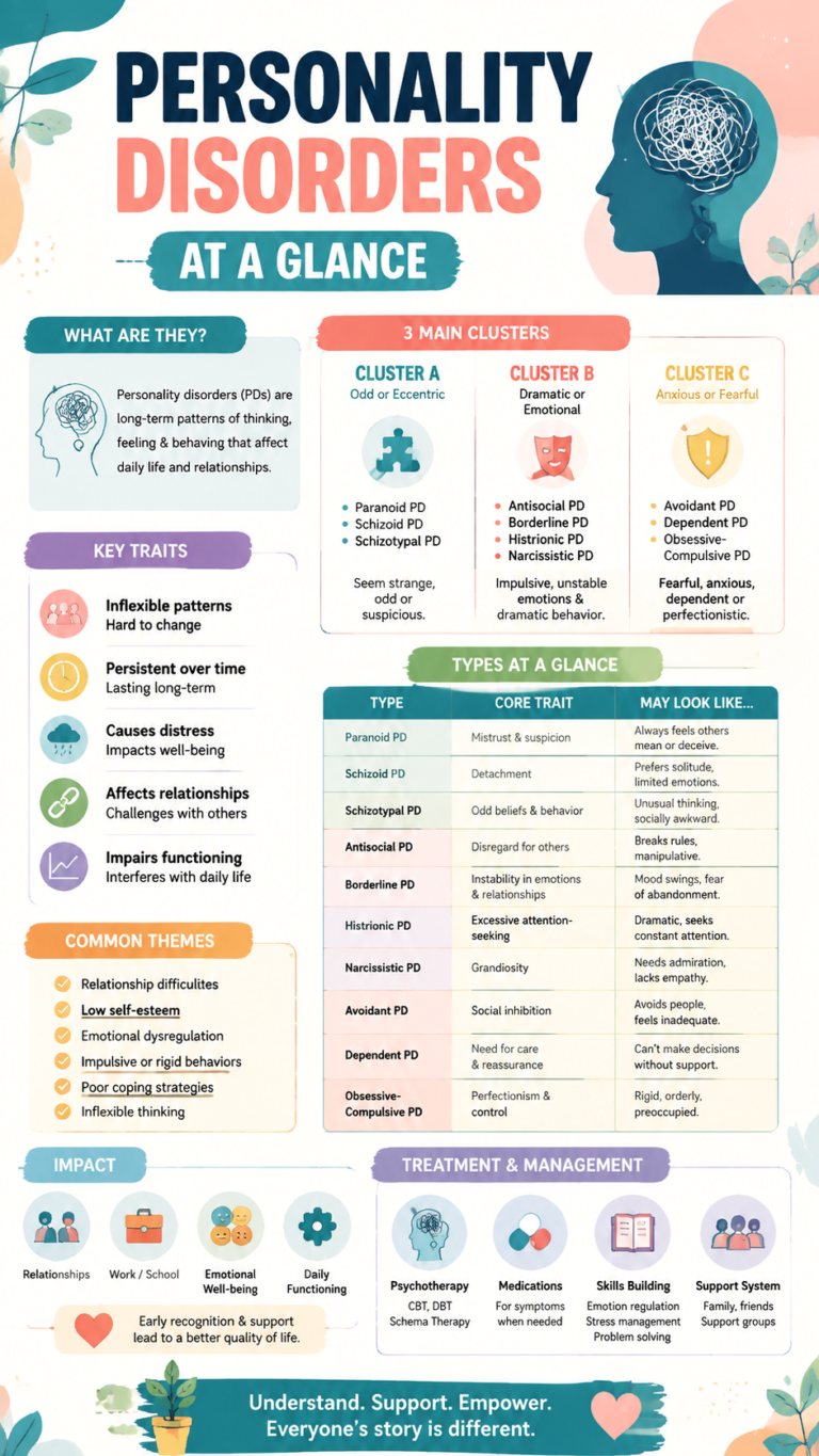 Personality Disorders Explained DSM-5 Clusters A, B  C Psychology Notes