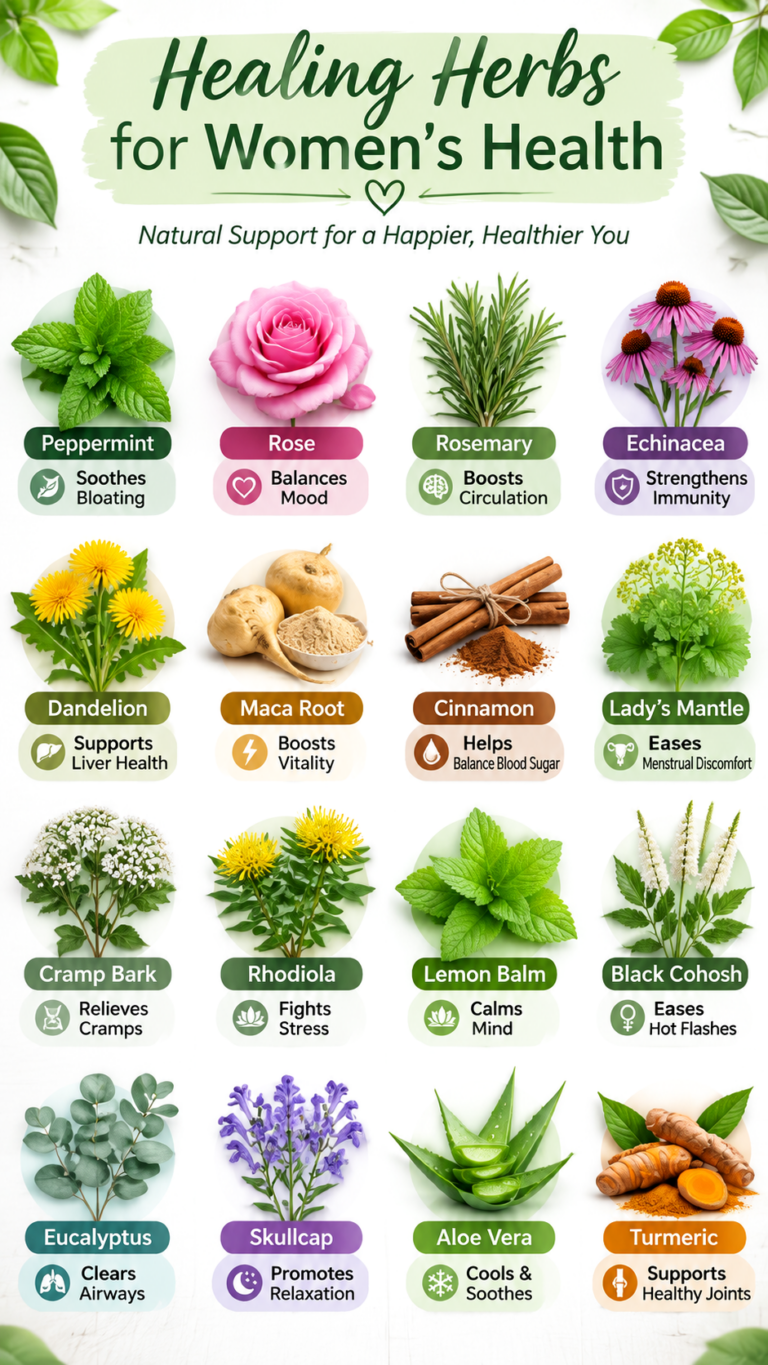 Herbs for Womens Health Natural Remedies for Balance and Wellness