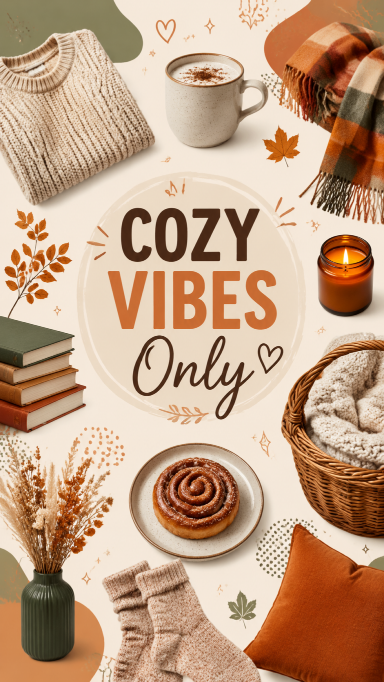 Cozy Fall Aesthetic Ideas Books, Coffee, Sweaters and Autumn Home Vibes