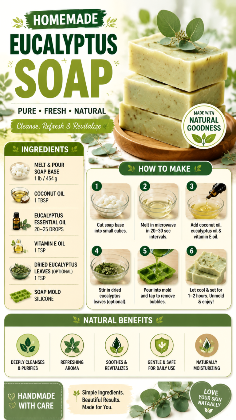 DIY Eucalyptus Soap Recipe  Natural Homemade Soap for Fresh Glowing Skin