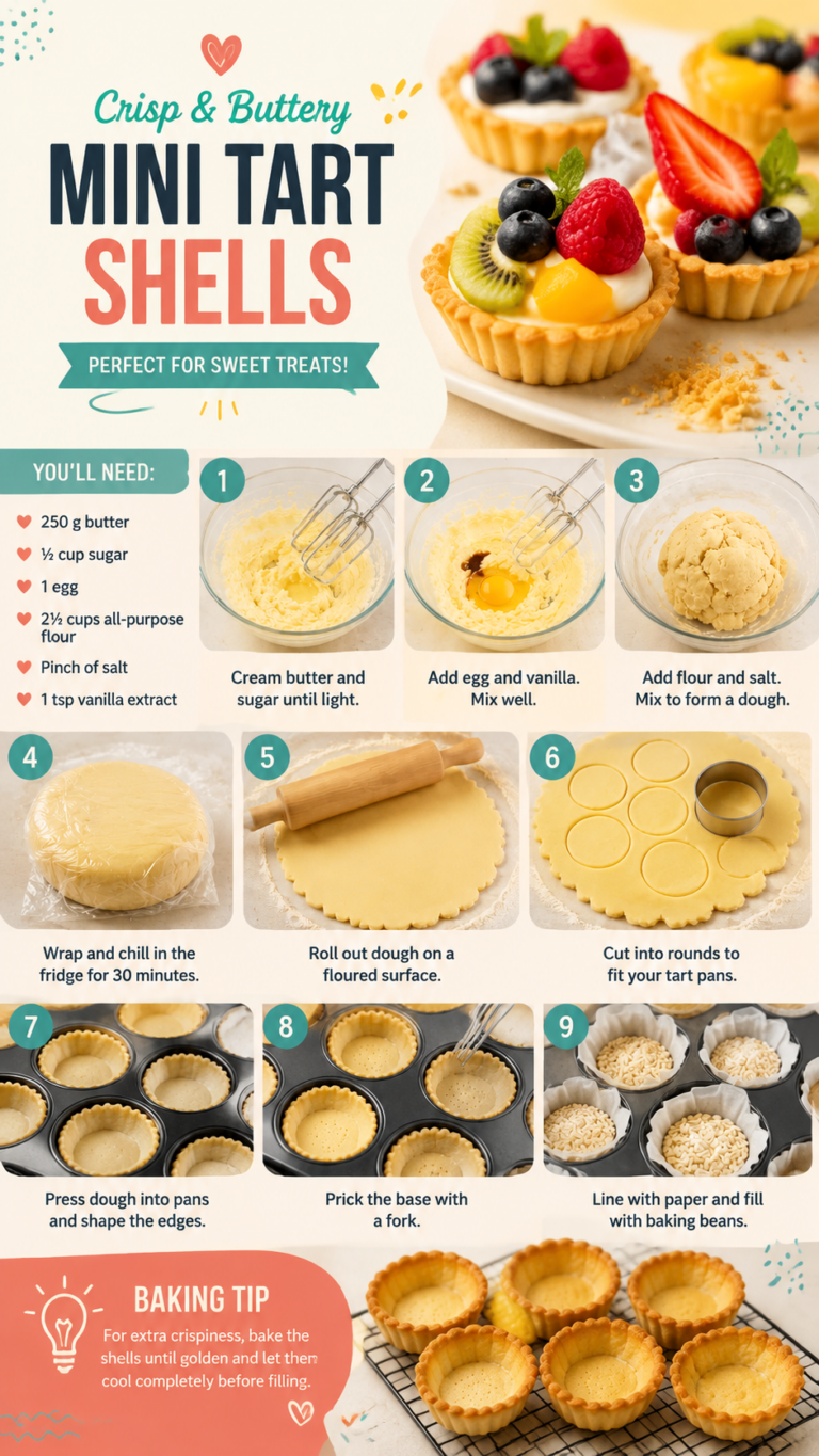 Easy Mini Tart Shells Recipe for Perfect Dessert Bites at Home