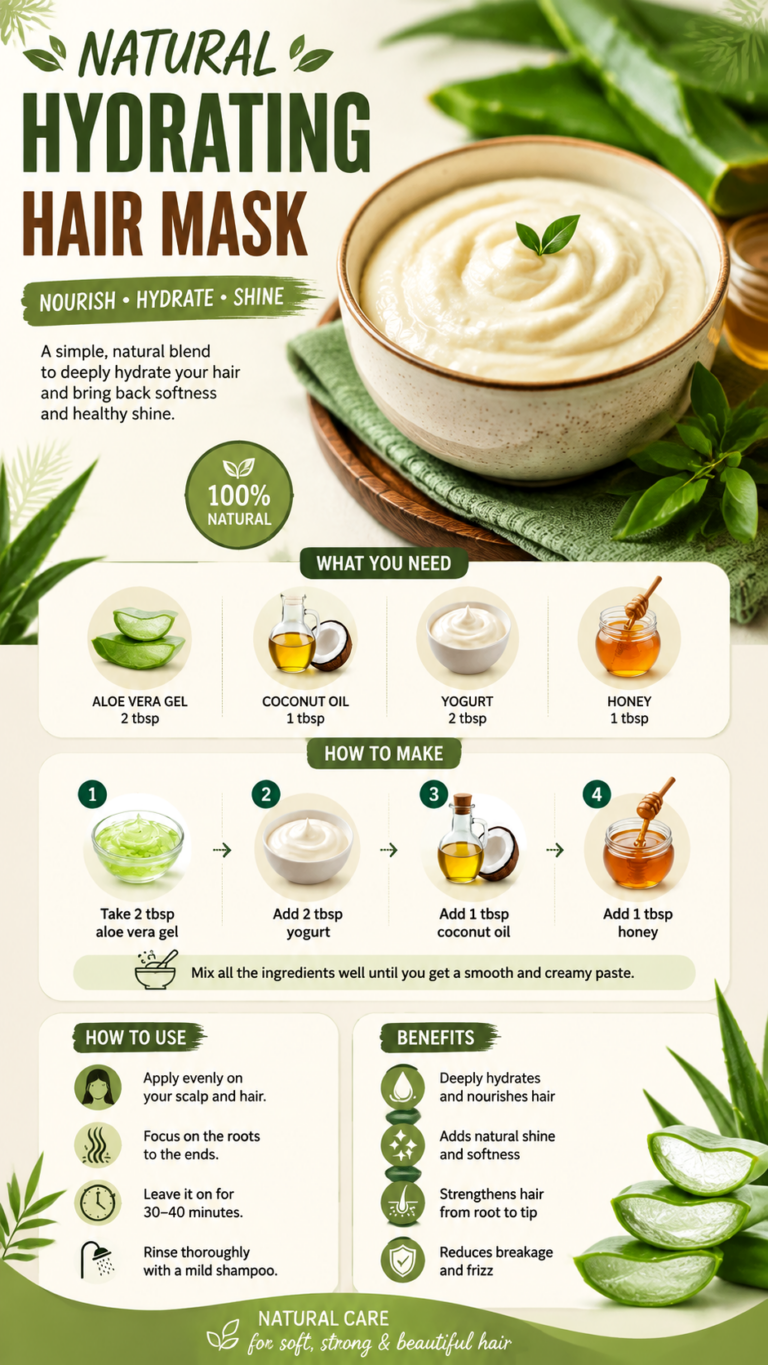 DIY Aloe Vera Hair Mask for Deep Hydration, Shine  Soft Healthy Hair