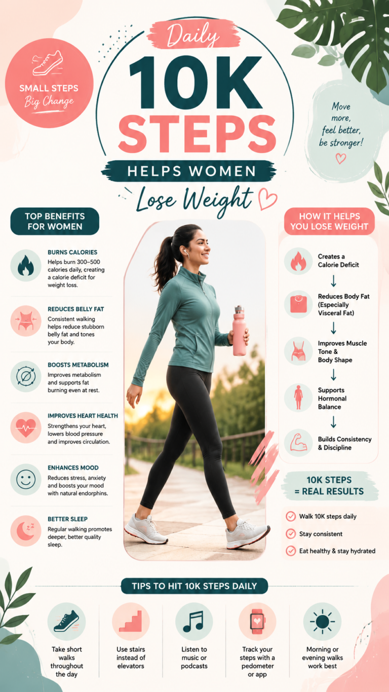 Walking 10K Steps Daily for Weight Loss  Better Health Benefits