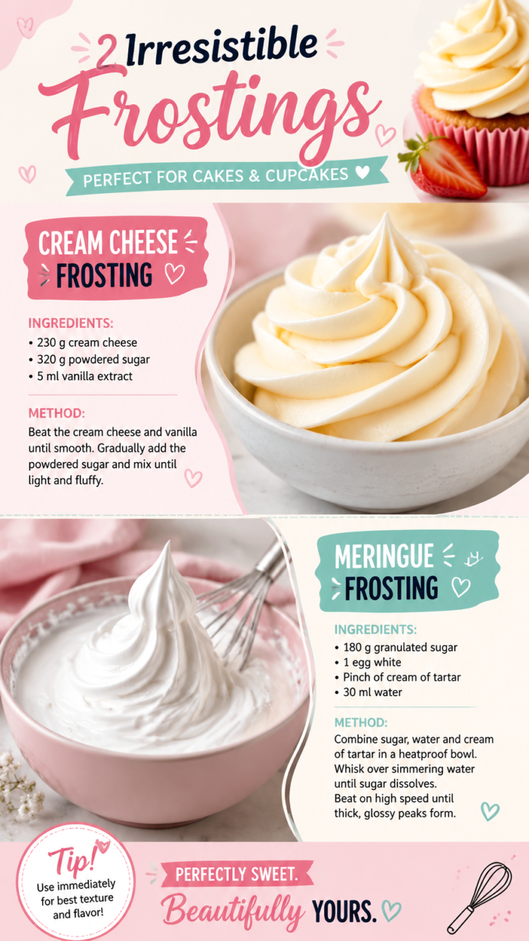 2 Easy Homemade Frosting Recipes for Cakes and Cupcakes  Creamy Icing Ideas