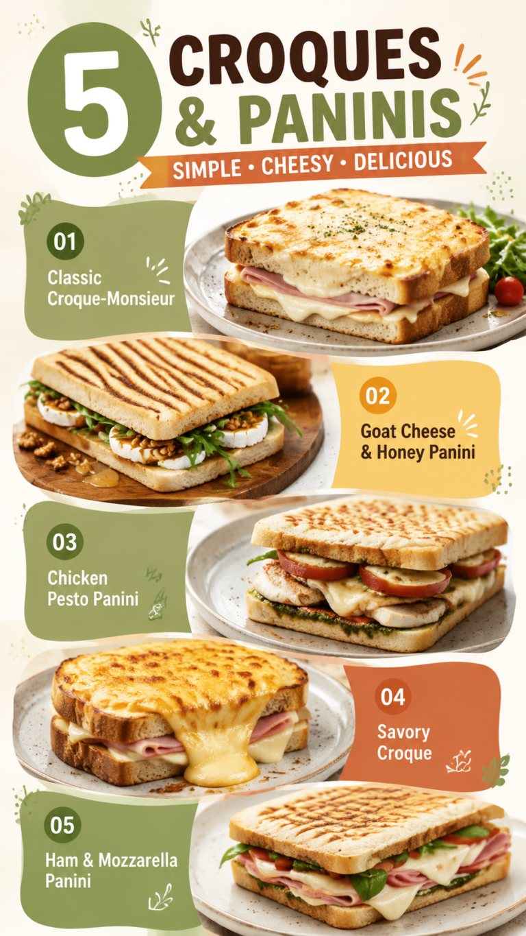 5 Delicious Croque  Panini Recipes for Easy French-Inspired Sandwiches