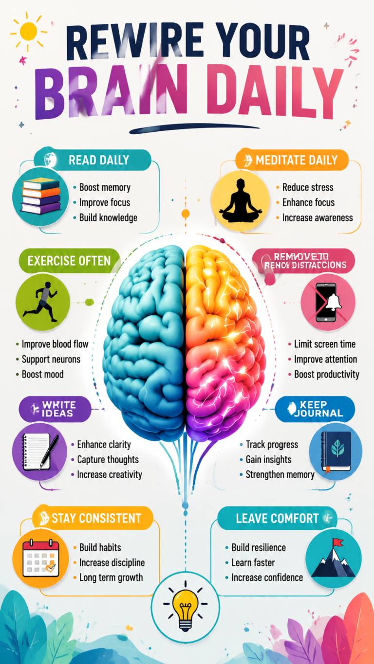 Rewire Your Brain Naturally  Daily Habits to Boost Focus  Mental Clarity