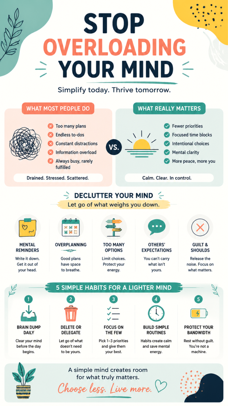 Mental Clutter Reset Stop Organizing, Start Simplifying Your Life