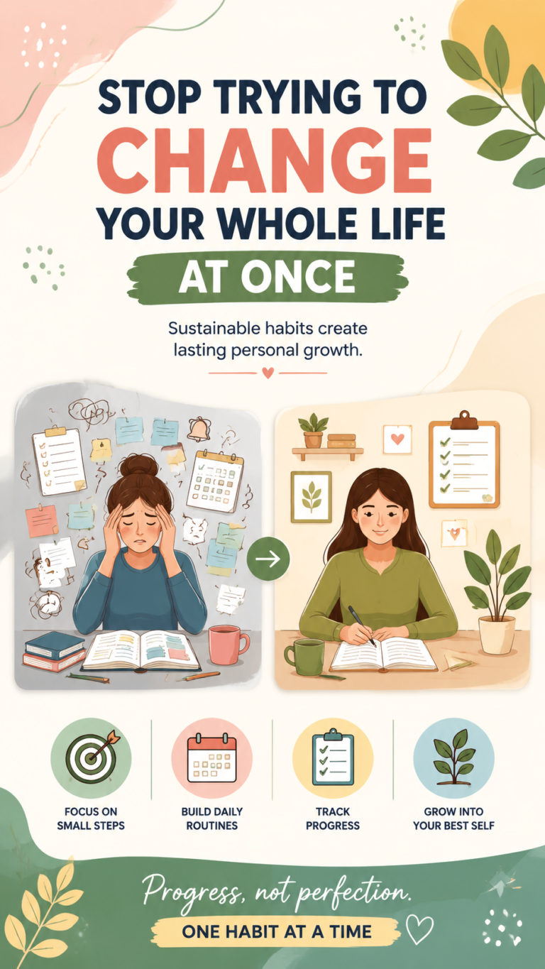 Small Habits, Big Changes How to Transform Your Life Step by Step