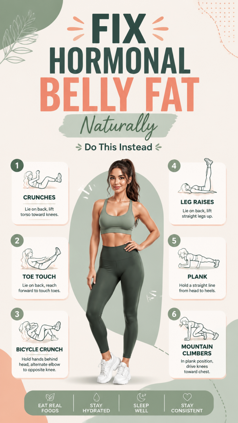Best Exercises to Reduce Hormonal Belly Fat Naturally