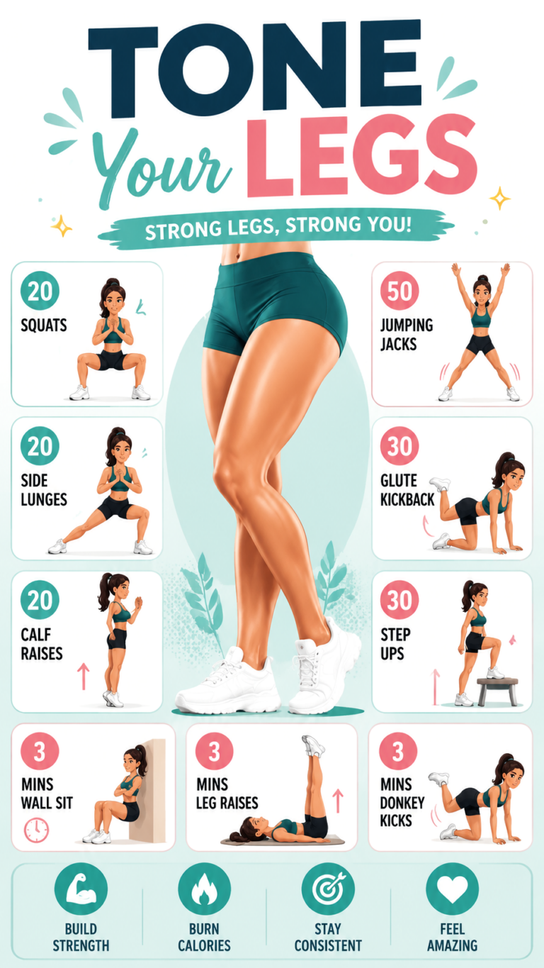 Tone Your Legs Workout Best Leg Exercises for Strong, Sculpted Legs at Home