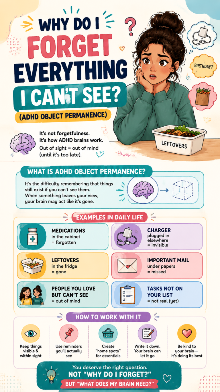 ADHD Object Permanence Explained Why You Forget Things You Cant See
