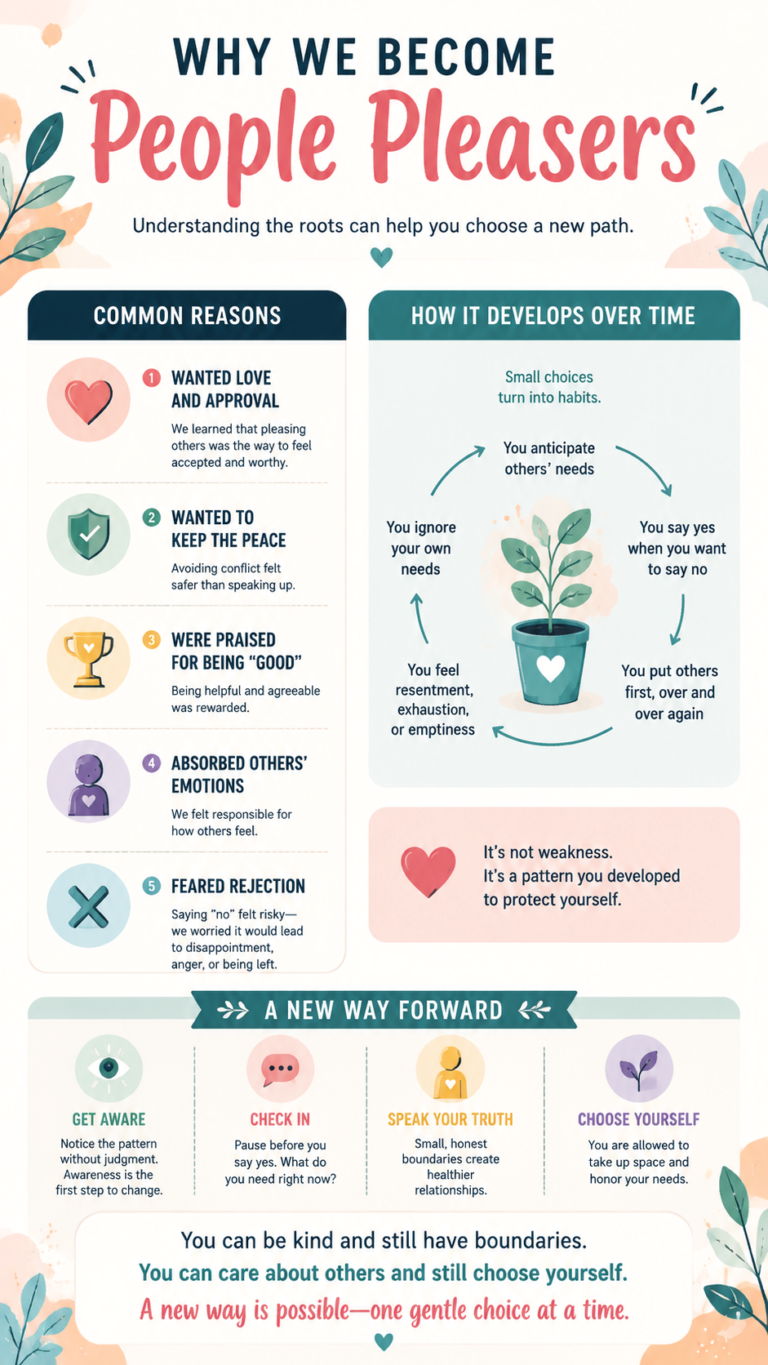 Why We Become People Pleasers Causes, Patterns  How to Stop the Cycle