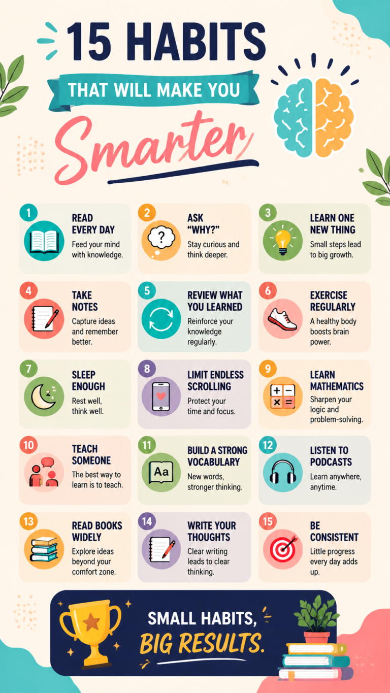 15 Smart Habits That Boost Brain Power and Make You Smarter