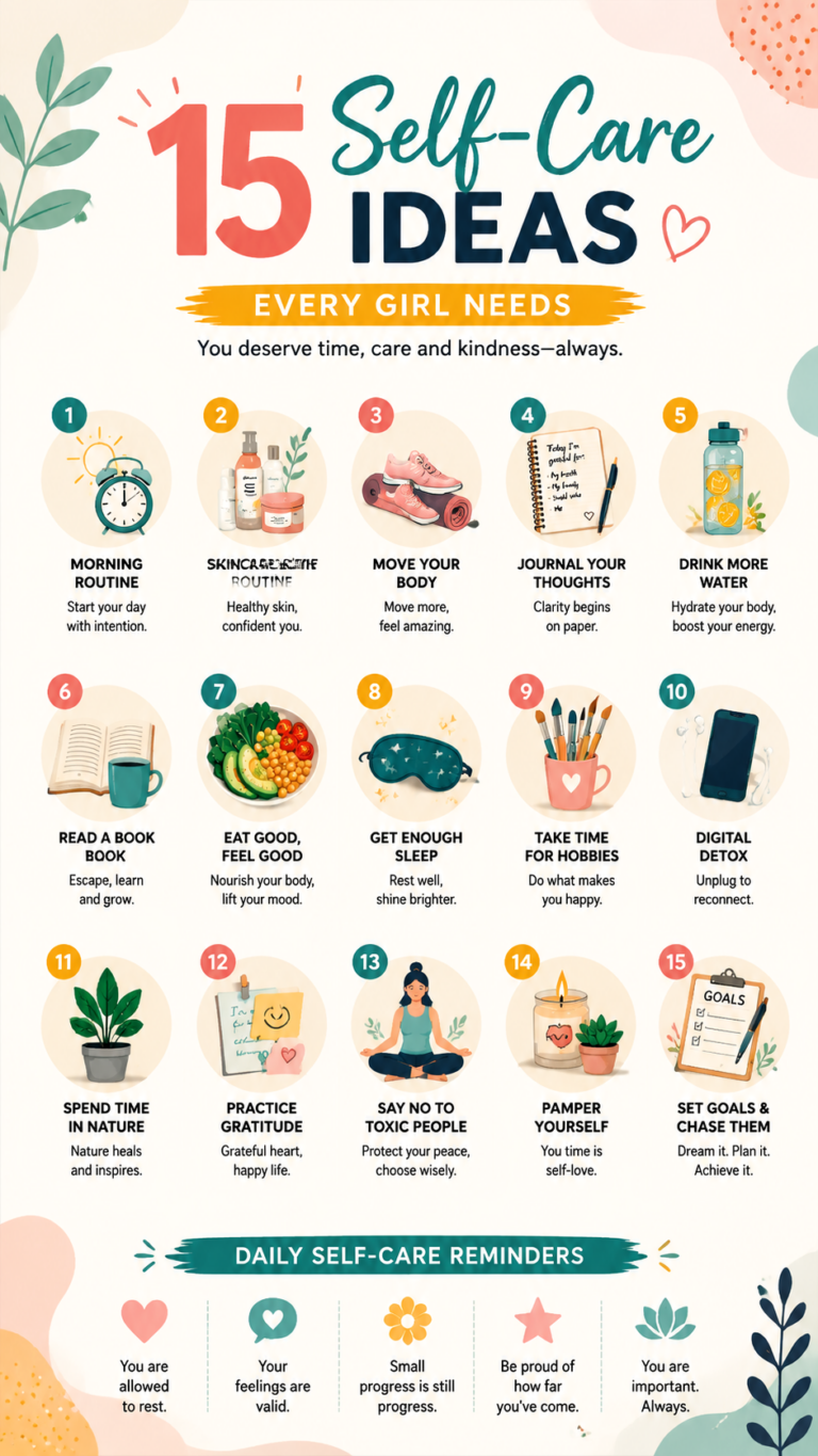 15 Self-Care Ideas Every Girl Needs for a Happier, Healthier Life