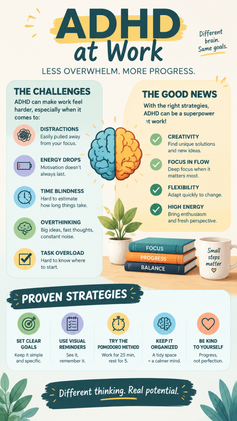 ADHD at Work How to Tackle Open-Ended Tasks and Boost Focus