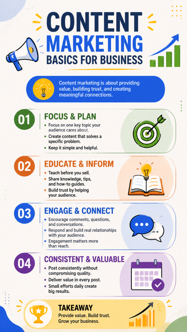 Content Marketing Basics Build Trust, Create Value  Grow Your Business