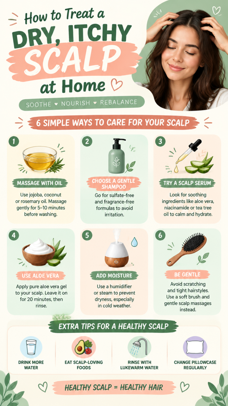 Dry, Itchy Scalp Relief Easy At-Home Routine for Healthy Hair