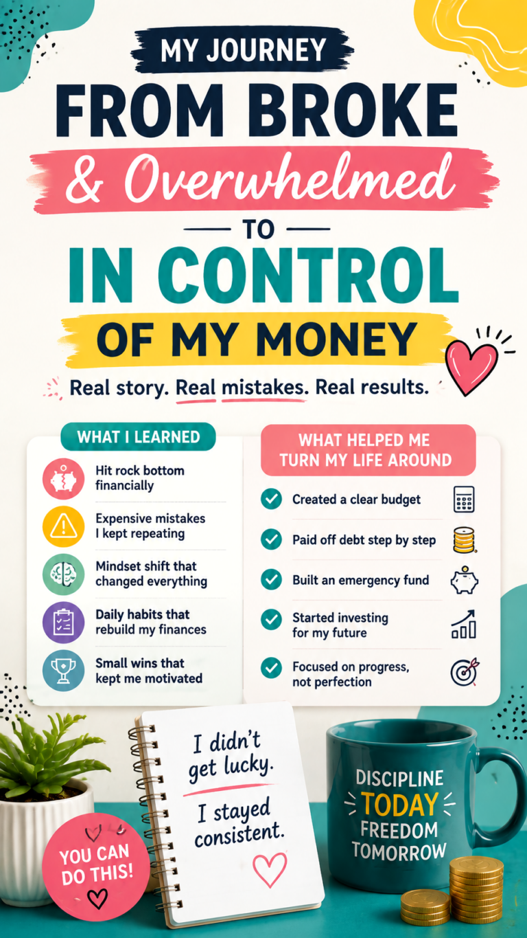 From Broke to Financially Confident My Money Journey  Success Story