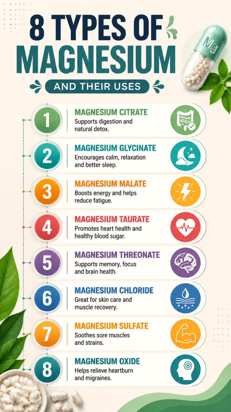 8 Types of Magnesium and Their Benefits Which Magnesium Is Right for You