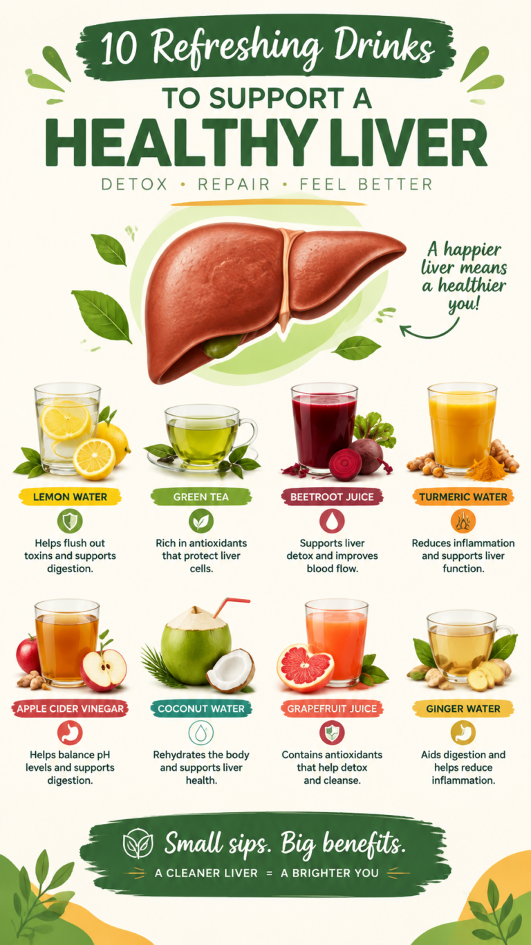 10 Healthy Drinks to Support Liver Health Naturally at Home