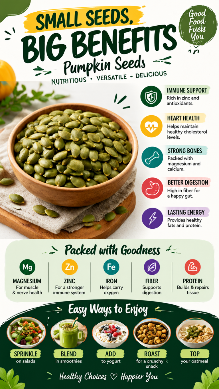 Pumpkin Seeds Magnesium Powerhouse  Tiny Seeds, Big Nutrition Benefits