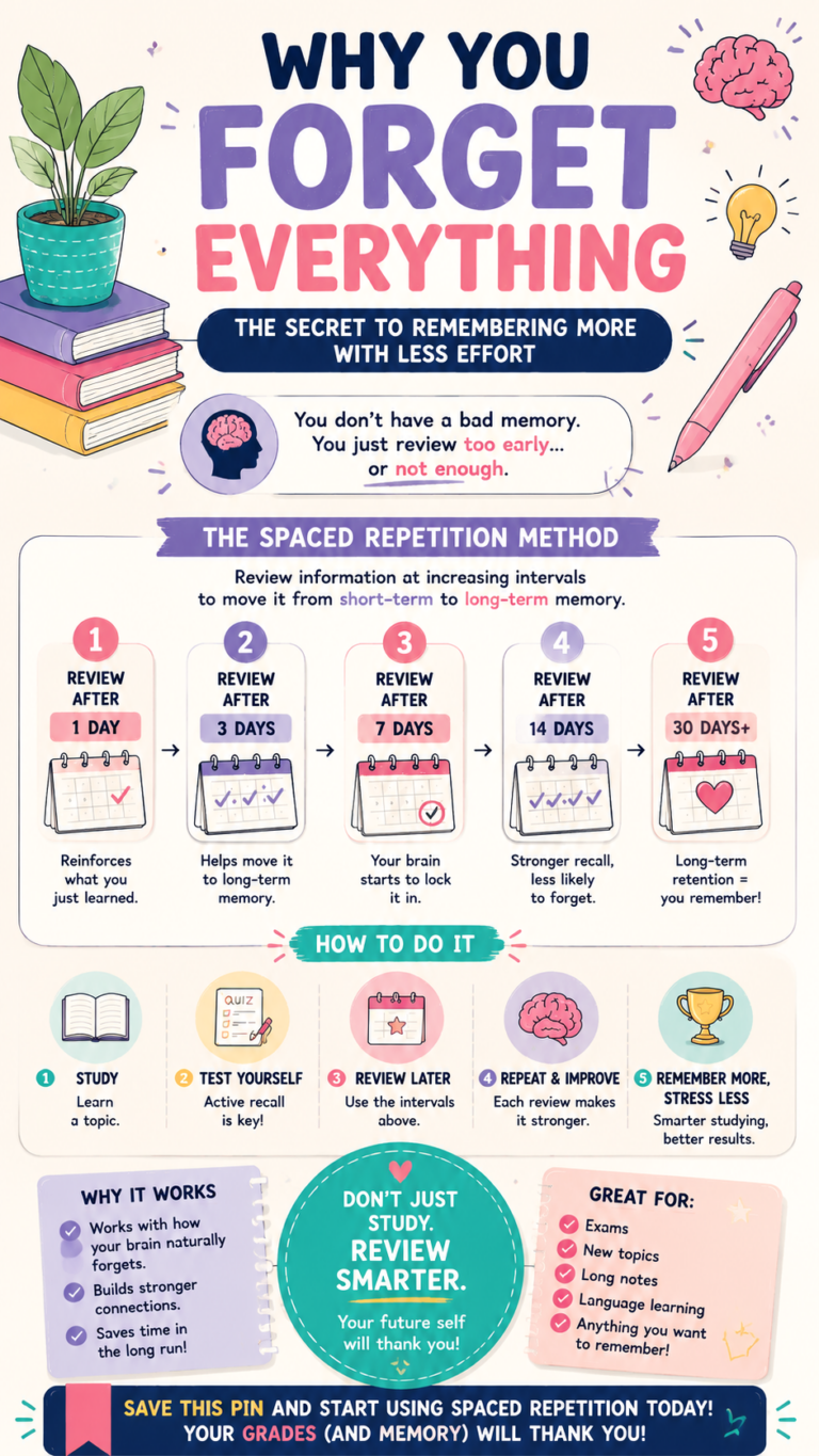 Spaced Repetition Study Technique The Memory Trick Every Student Needs