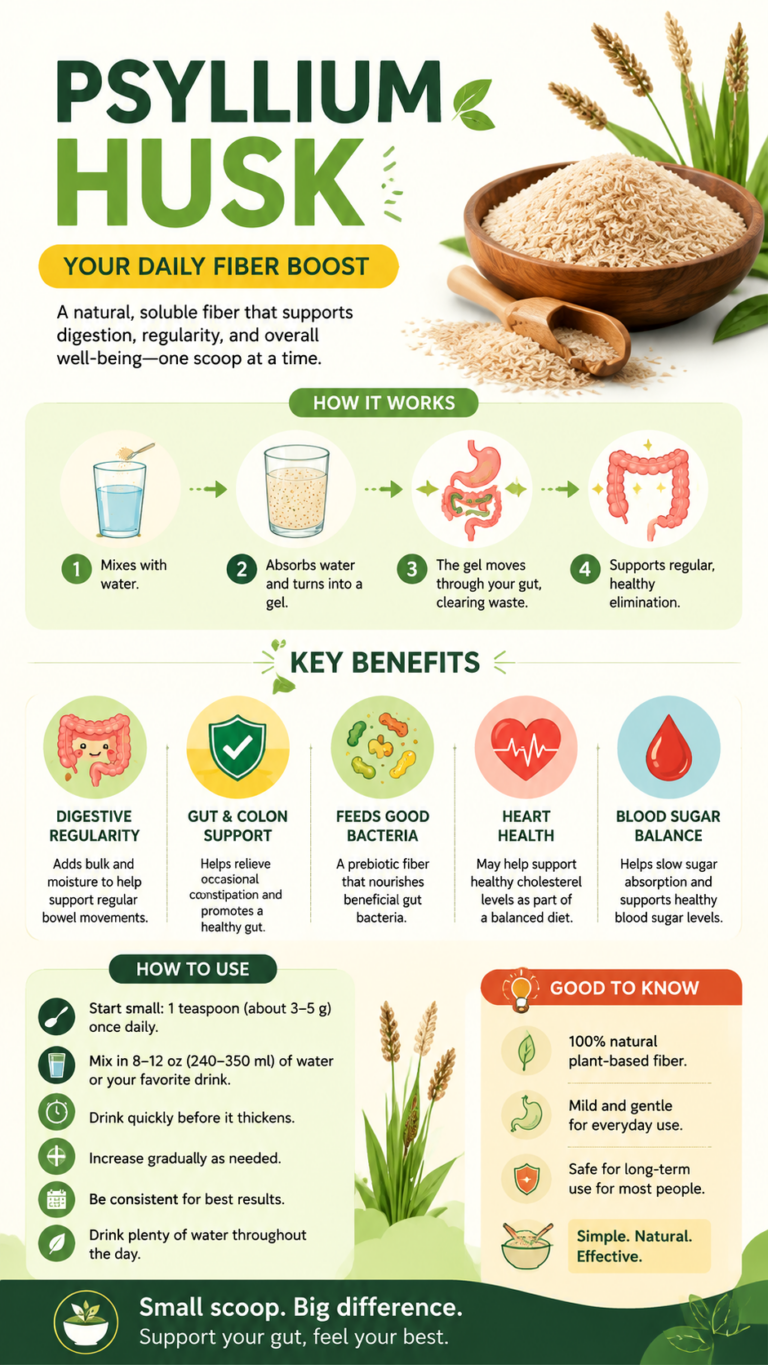 What Does Psyllium Husk Do Benefits for Digestion, Gut Health  More