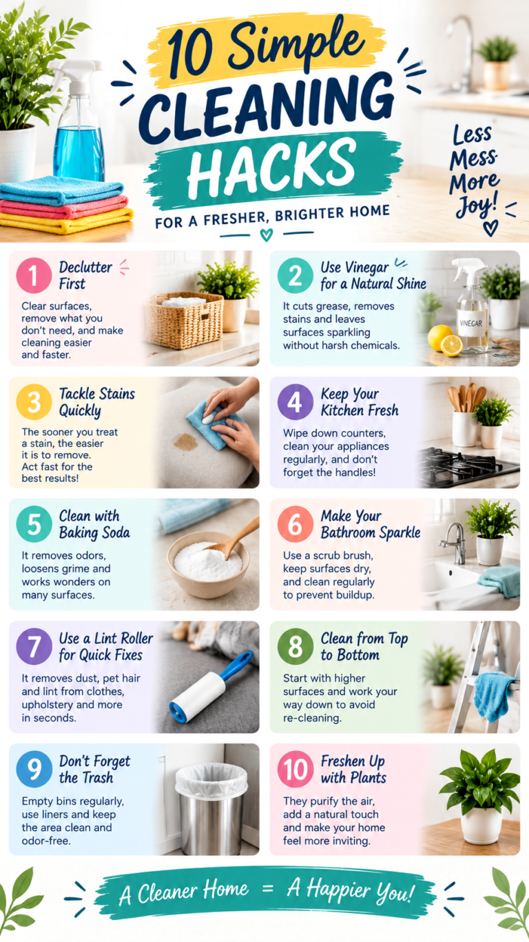 10 Easy Steps to a Clean Kitchen Simple Kitchen Cleaning Checklist