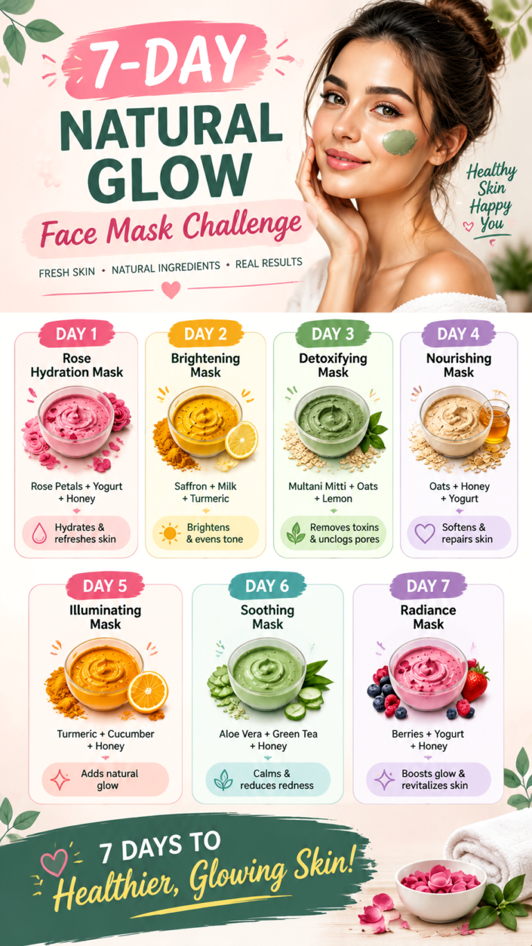 7-Day Bridal Glow Face Mask Challenge  DIY Wedding Skincare Tips