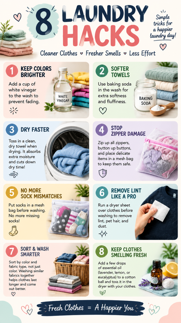 8 Laundry Hacks for Cleaner, Fresher Clothes That Actually Work