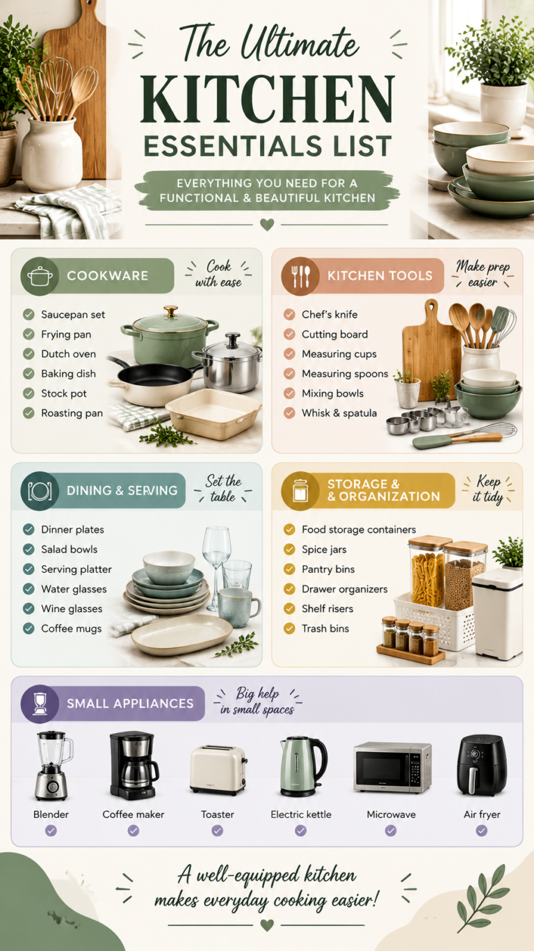 Brides Kitchen Checklist Essential Kitchen Items Every Newlywed Couple Needs