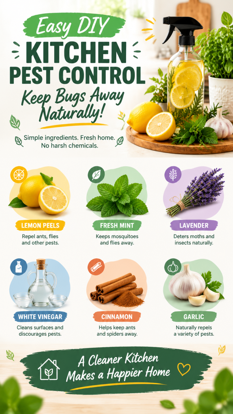 6 Natural DIY Kitchen Bug Repellents to Keep Your Kitchen Pest-Free