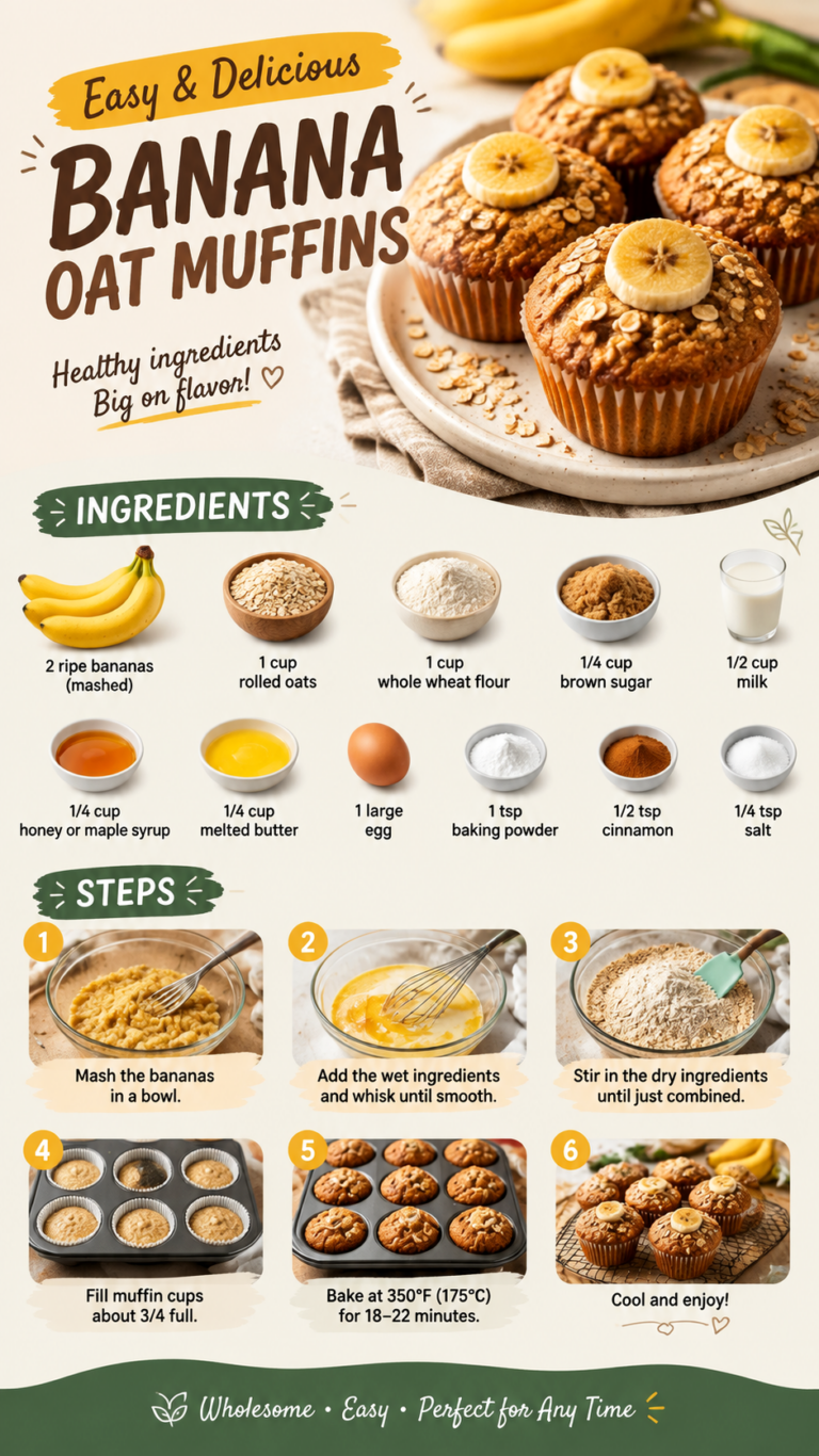 7-Ingredient Golden Pecan Muffins Recipe  Easy Quick Breakfast Treat