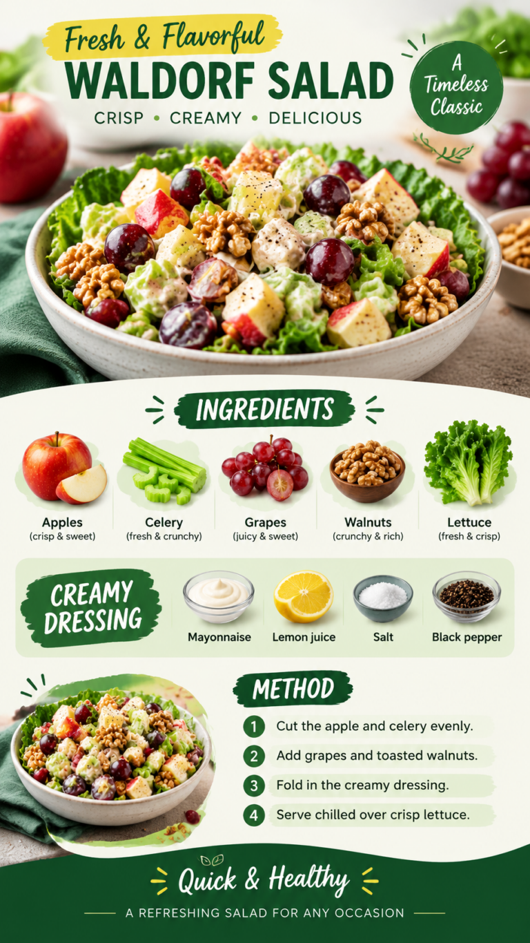Classic Waldorf Salad Recipe with Apples, Grapes, Celery  Walnuts