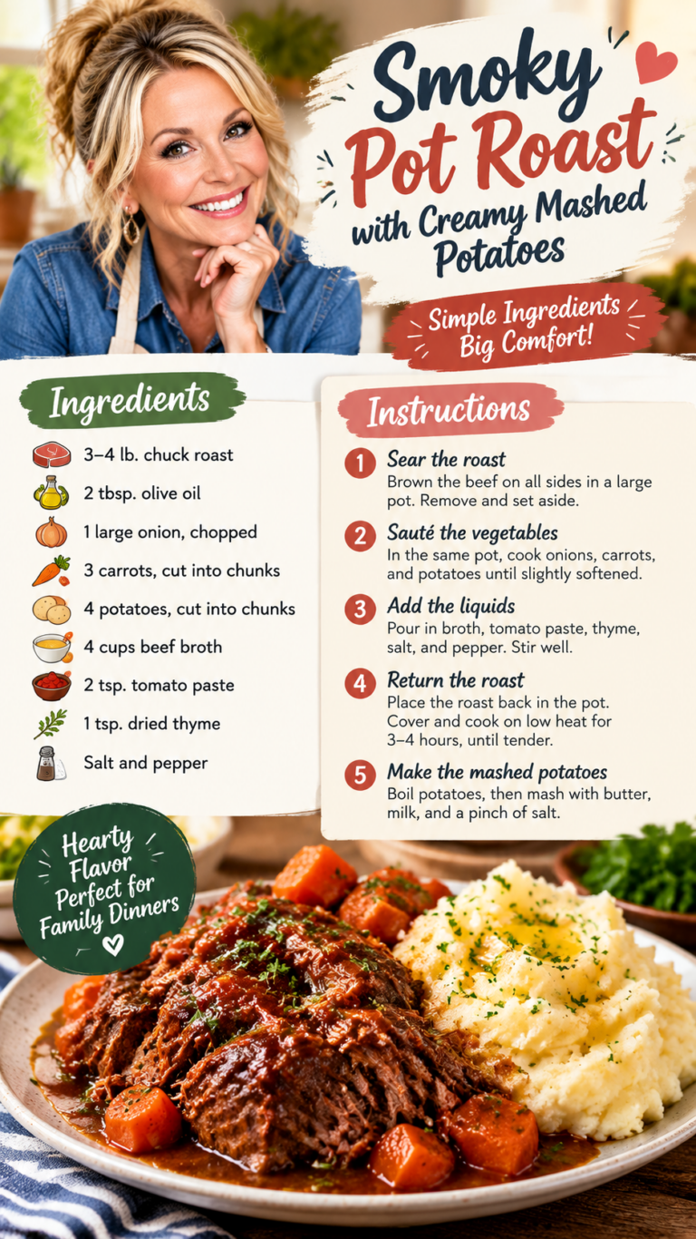 Dolly Partons Pot Roast and Mashed Potatoes Recipe  Comfort Food Dinner