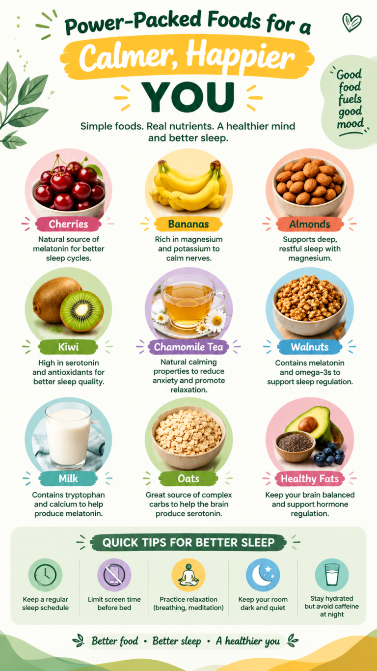 10 Foods That May Help With Insomnia for Better Sleep