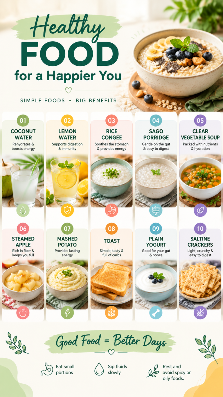 10 Best Foods to Give Kids During Vomiting for Gentle Stomach Relief