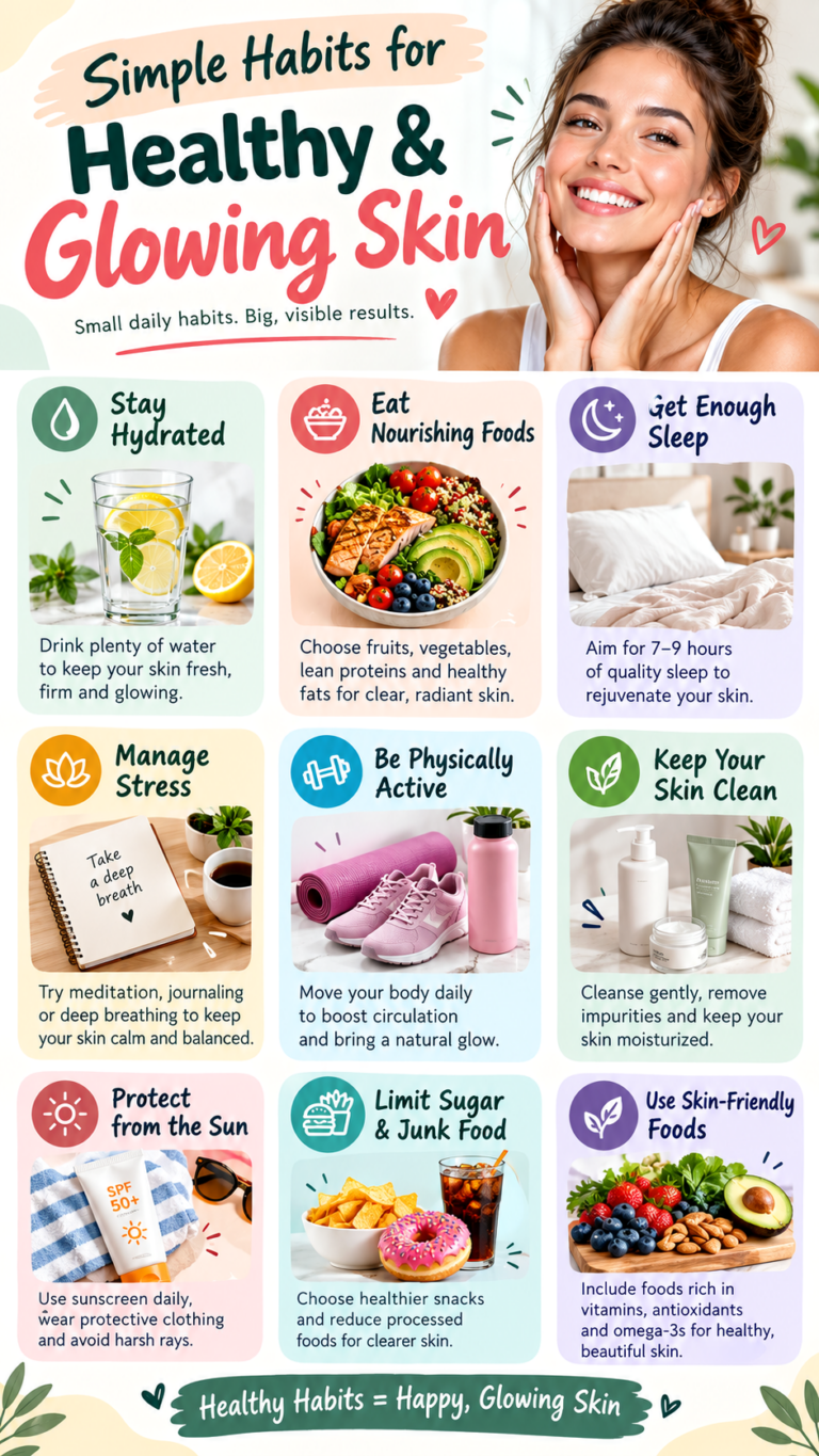 9 Daily Habits for Naturally Glowing Skin and a Healthy, Radiant Complexion