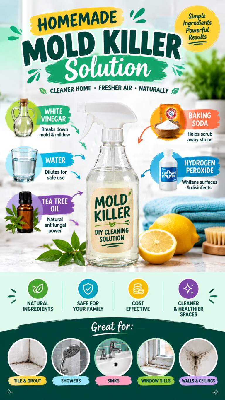 DIY Homemade Mold Killer Spray  Easy Mold and Mildew Removal Solution