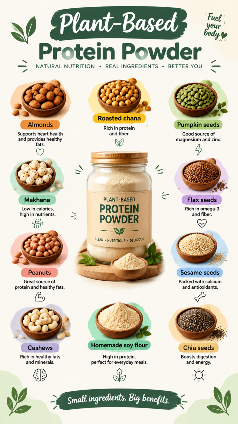 Homemade Protein Powder Recipe  Natural, Budget-Friendly  Easy to Make