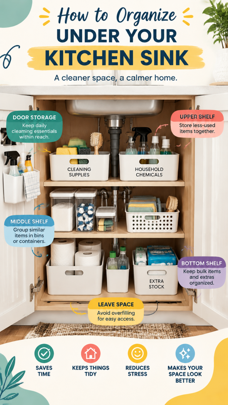 Under Kitchen Sink Organization Ideas for Easy Access  Clutter-Free Storage
