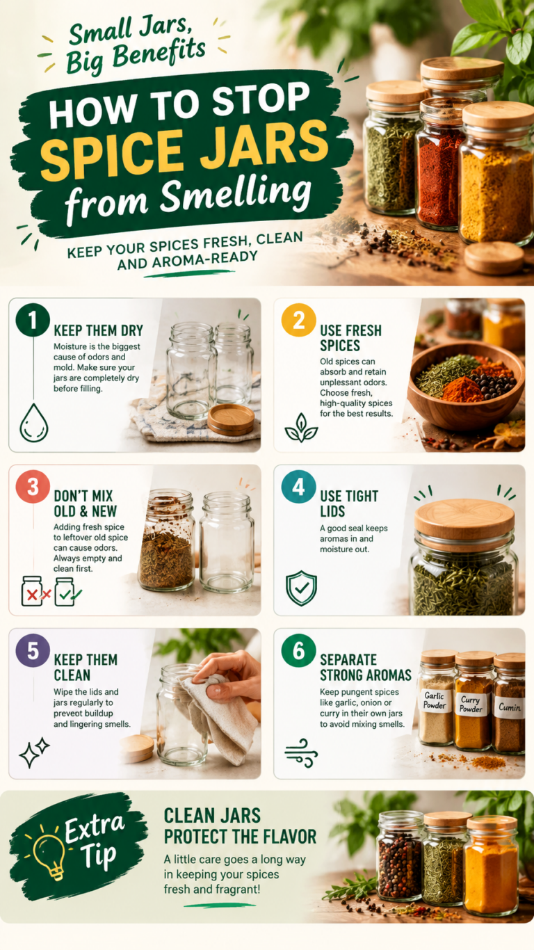 How to Keep Spice Jars Smelling Fresh 7 Easy Cleaning and Storage Tips